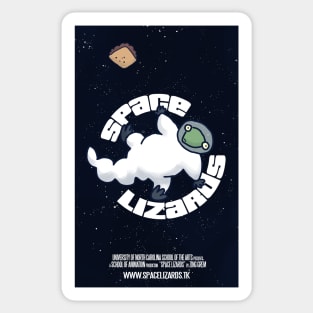 Space Lizards Poster Sticker